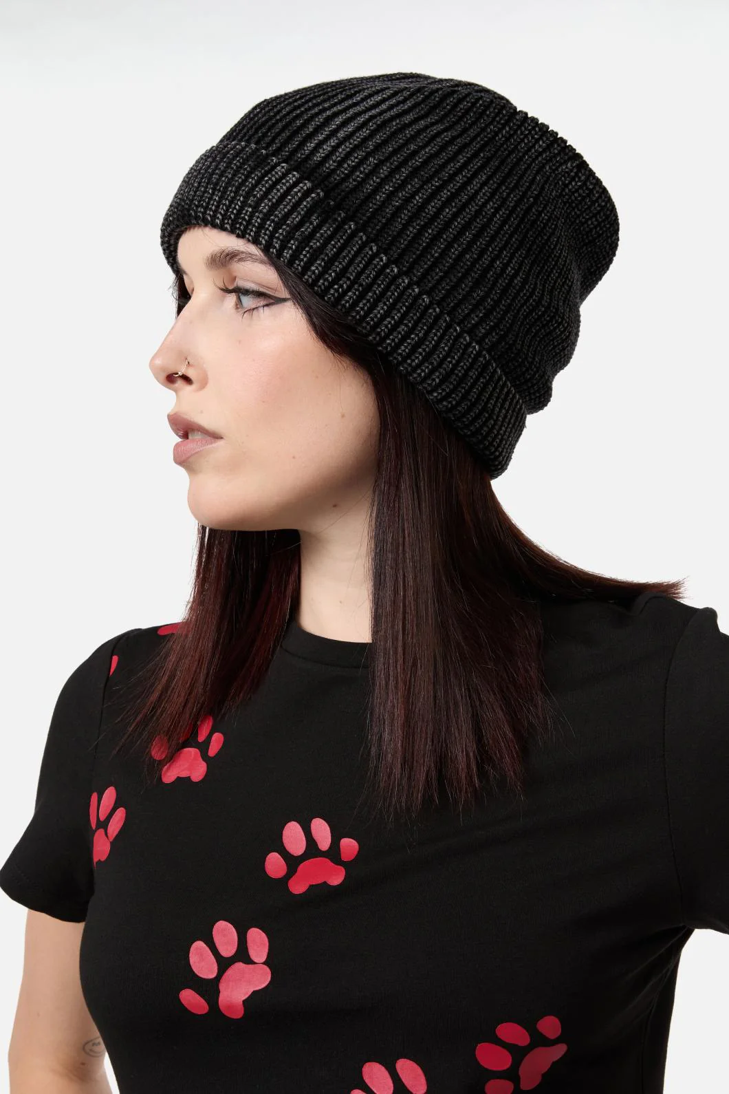 Distressed Washed Beanie