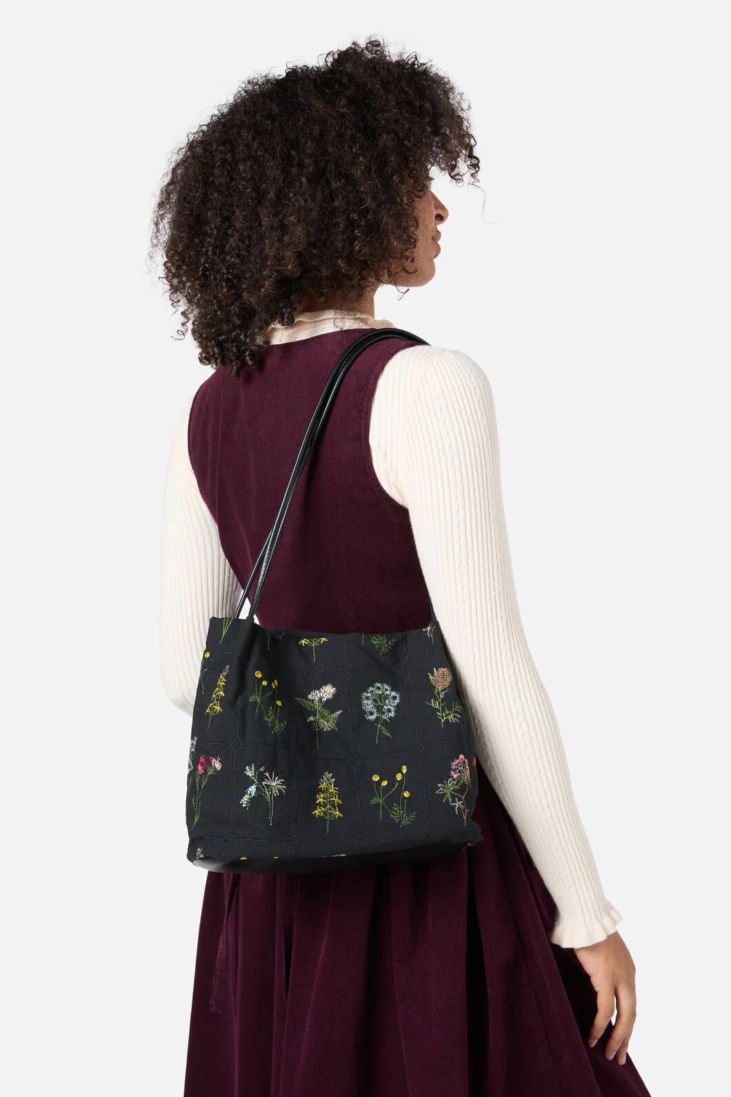 Floral Embroidered Bag
