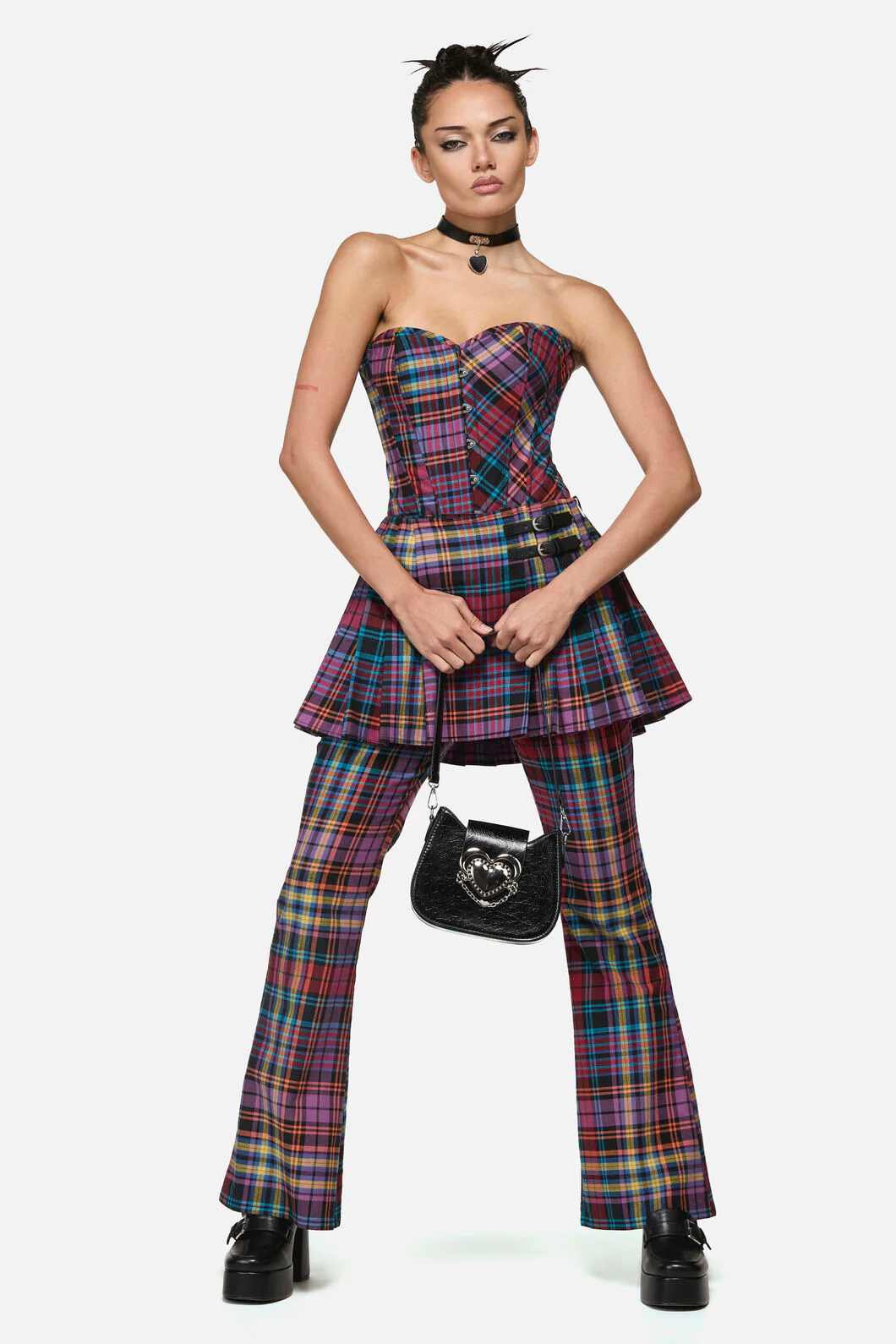 Centre Heart Structured Bag