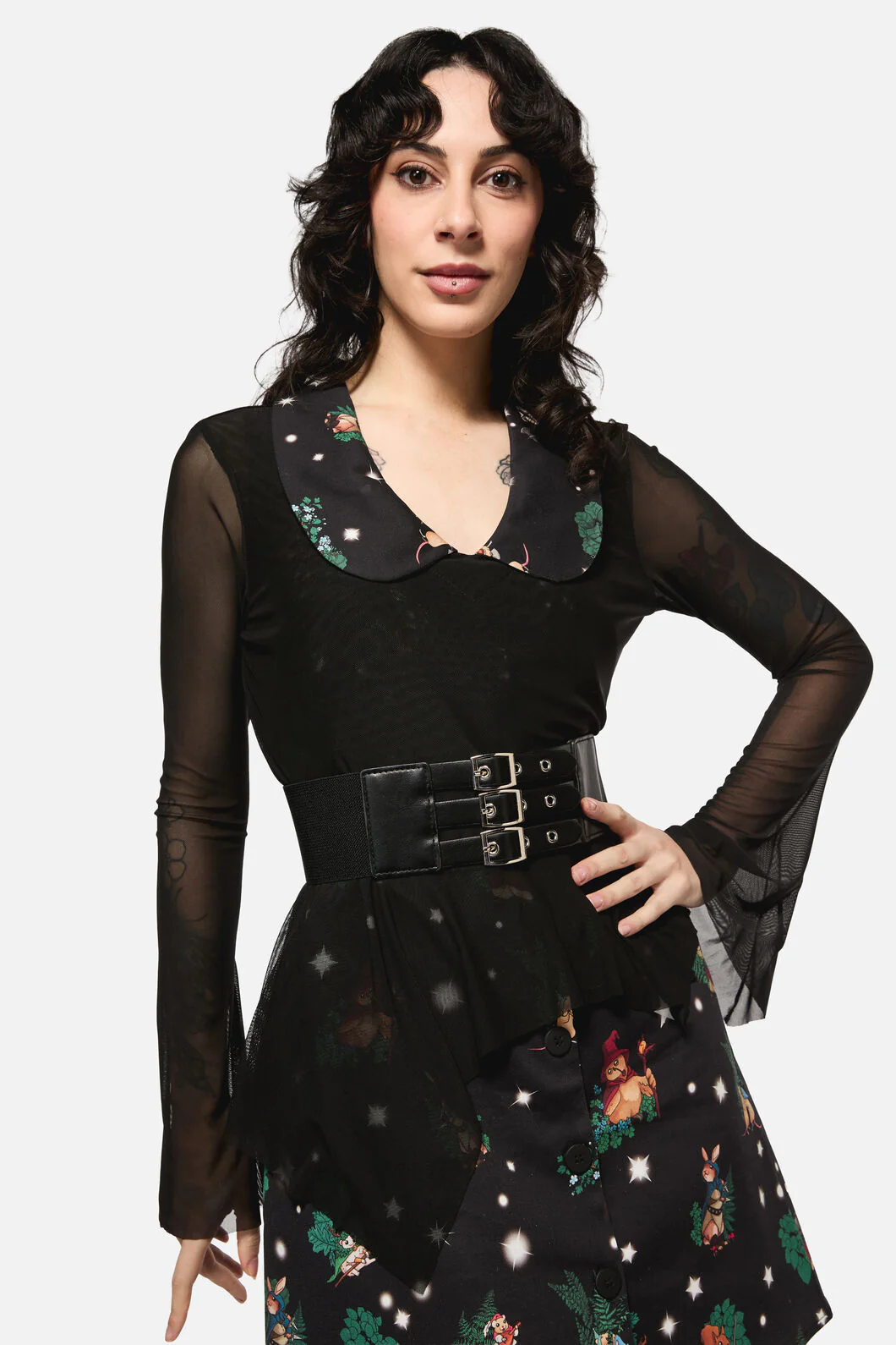 Simple Triple Strap Waist Belt