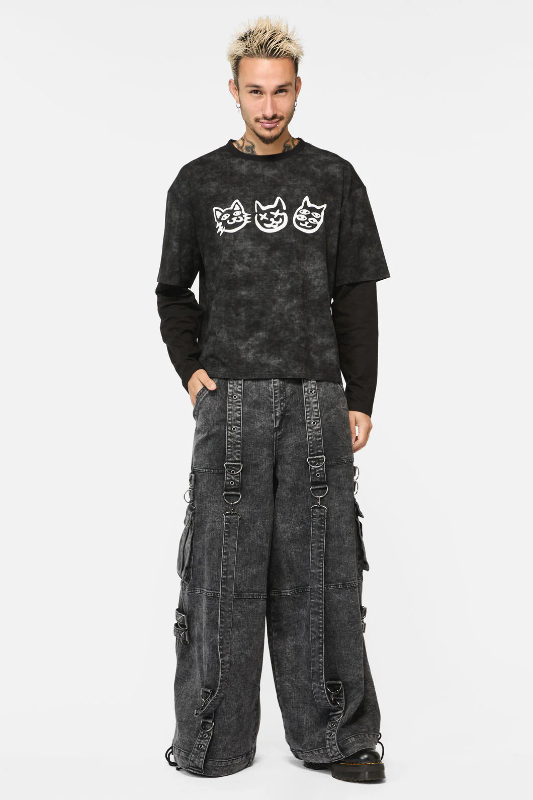 Laneway Graff Acid Wash Tee