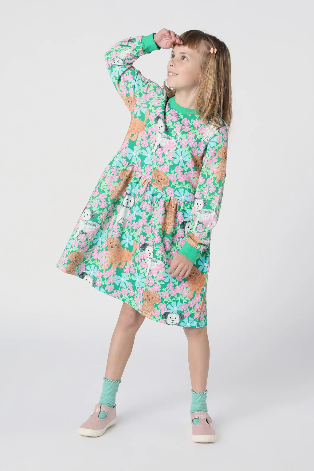 Lucy And Nina Kids Sweater Dress