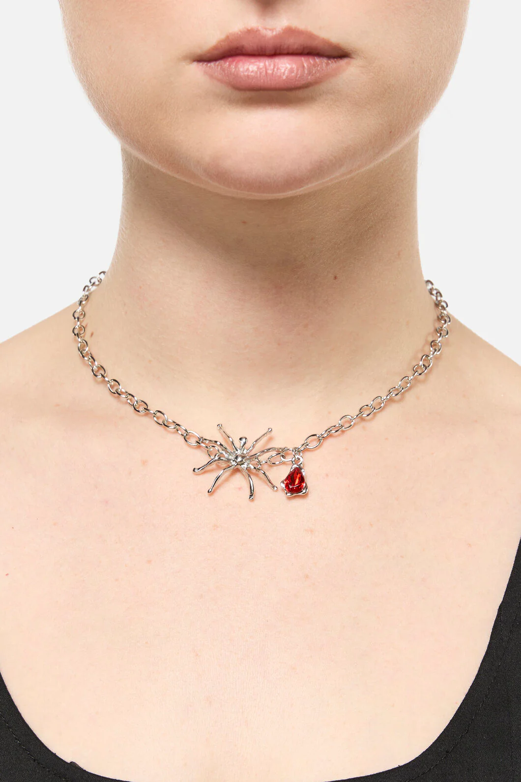 Spider Gem Necklace