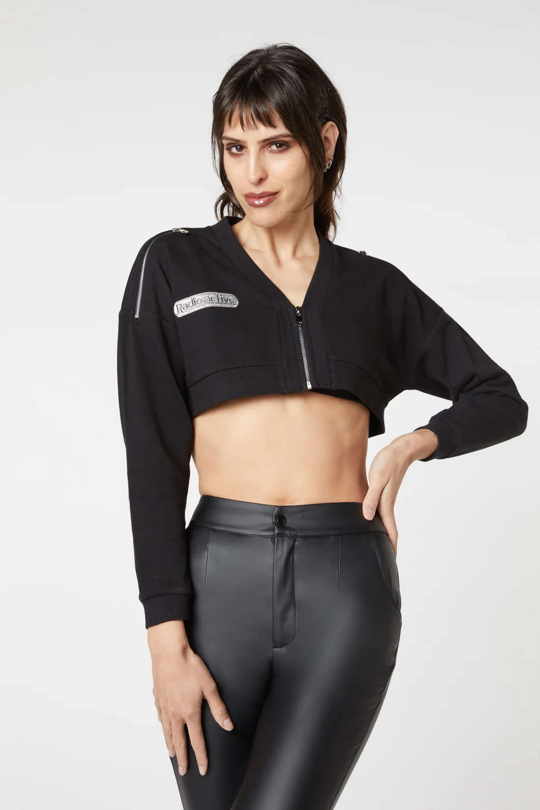 Radioactive Raver Crop Cardi