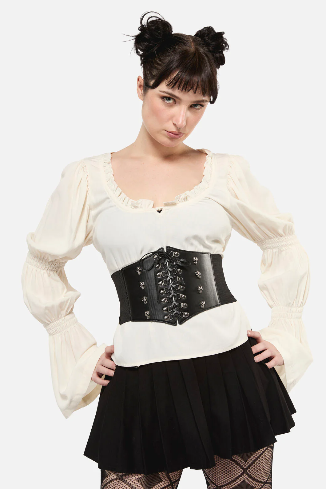 Skull Stud Croset Belt