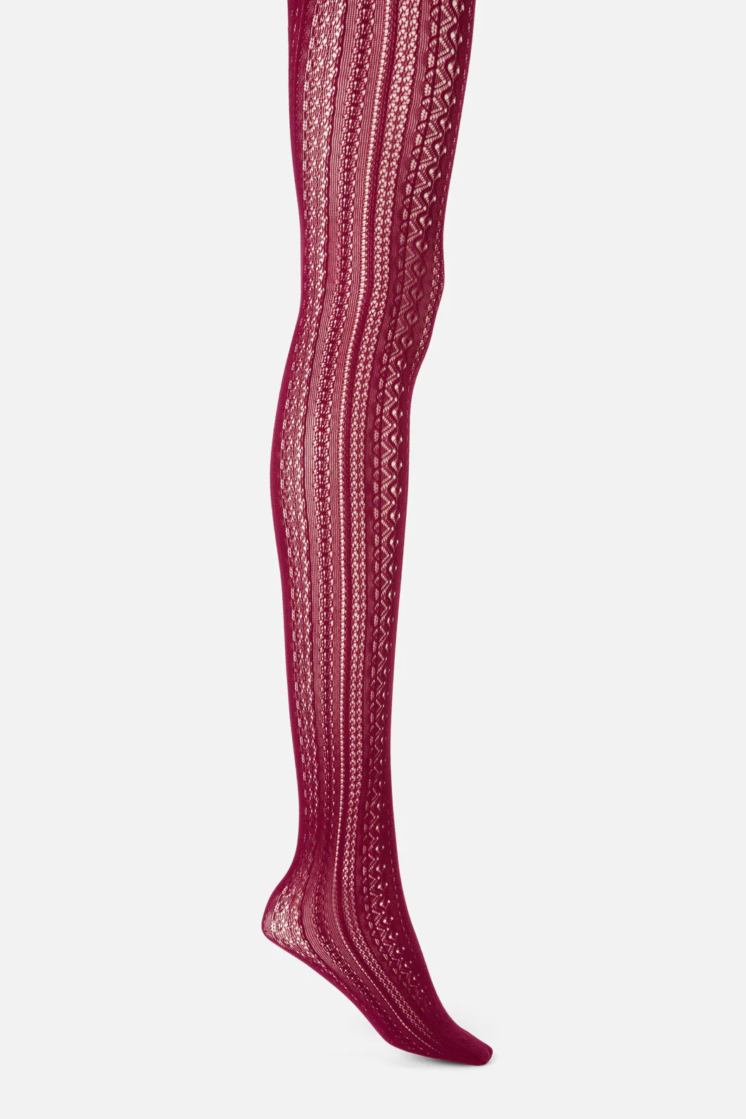 Burgundy Lacey Tight