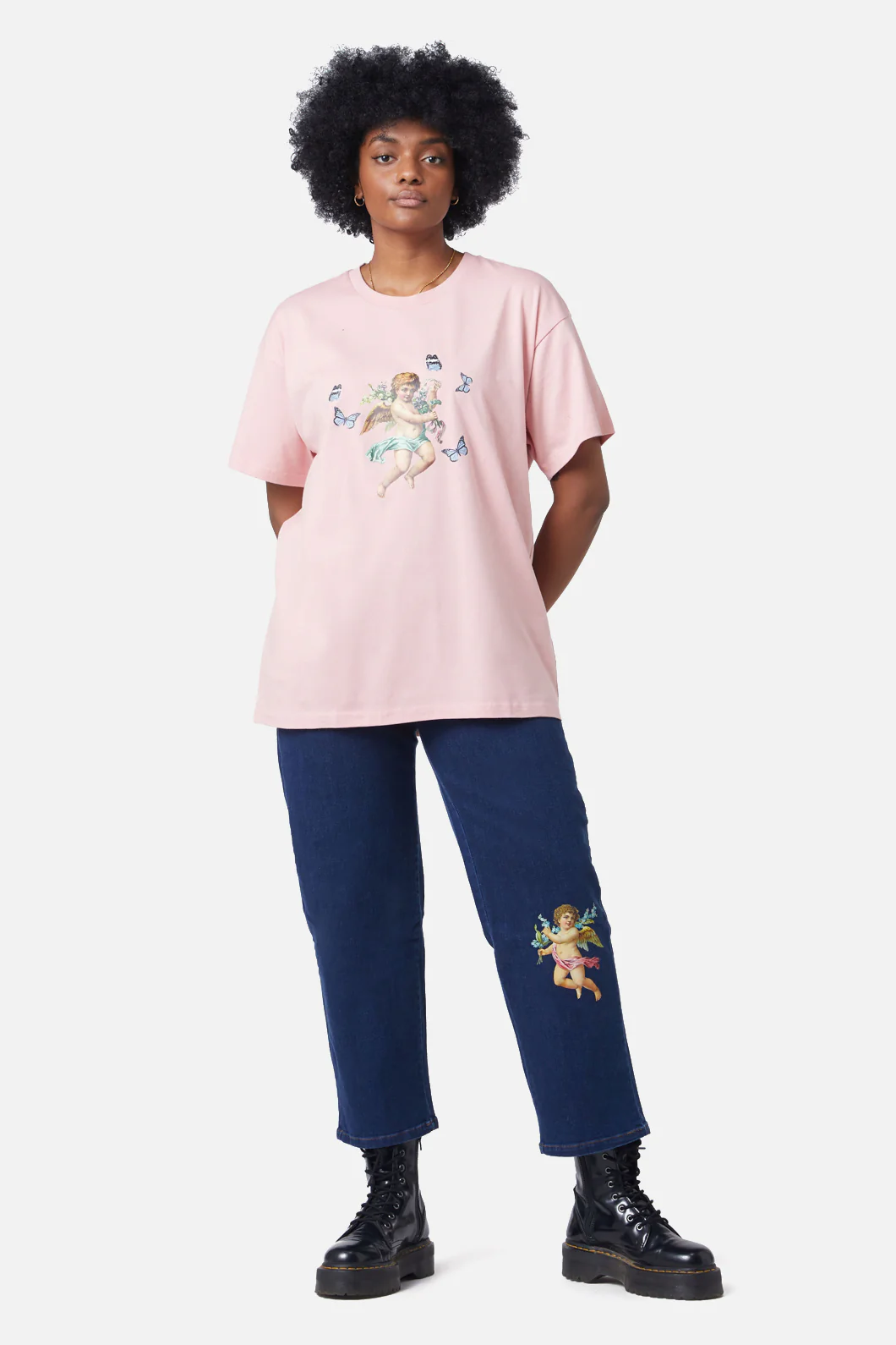 90S Cherub Oversized Tee