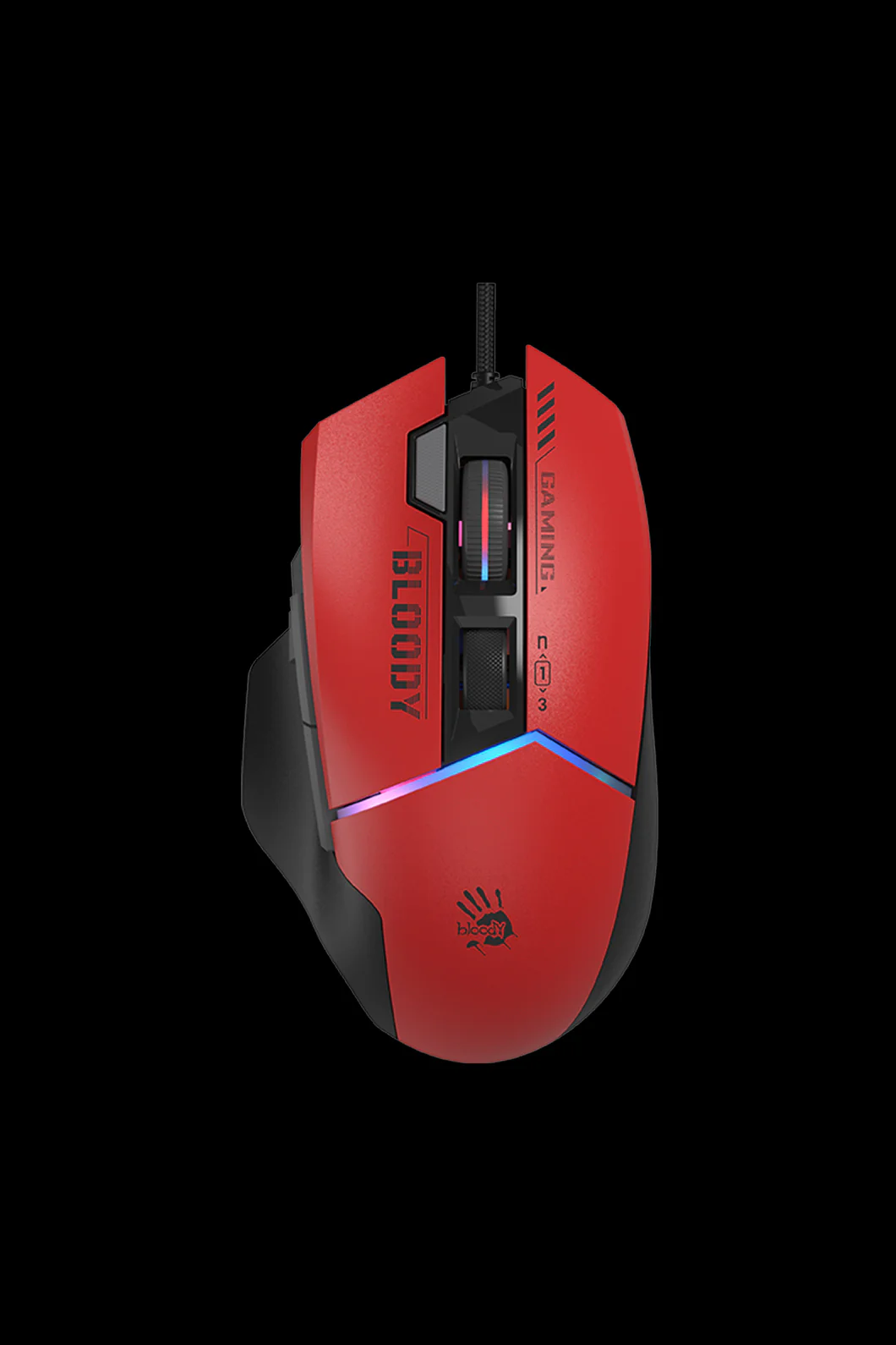 W95 Ultra Ex-Fire 5-Zone Mouse (Sports red)