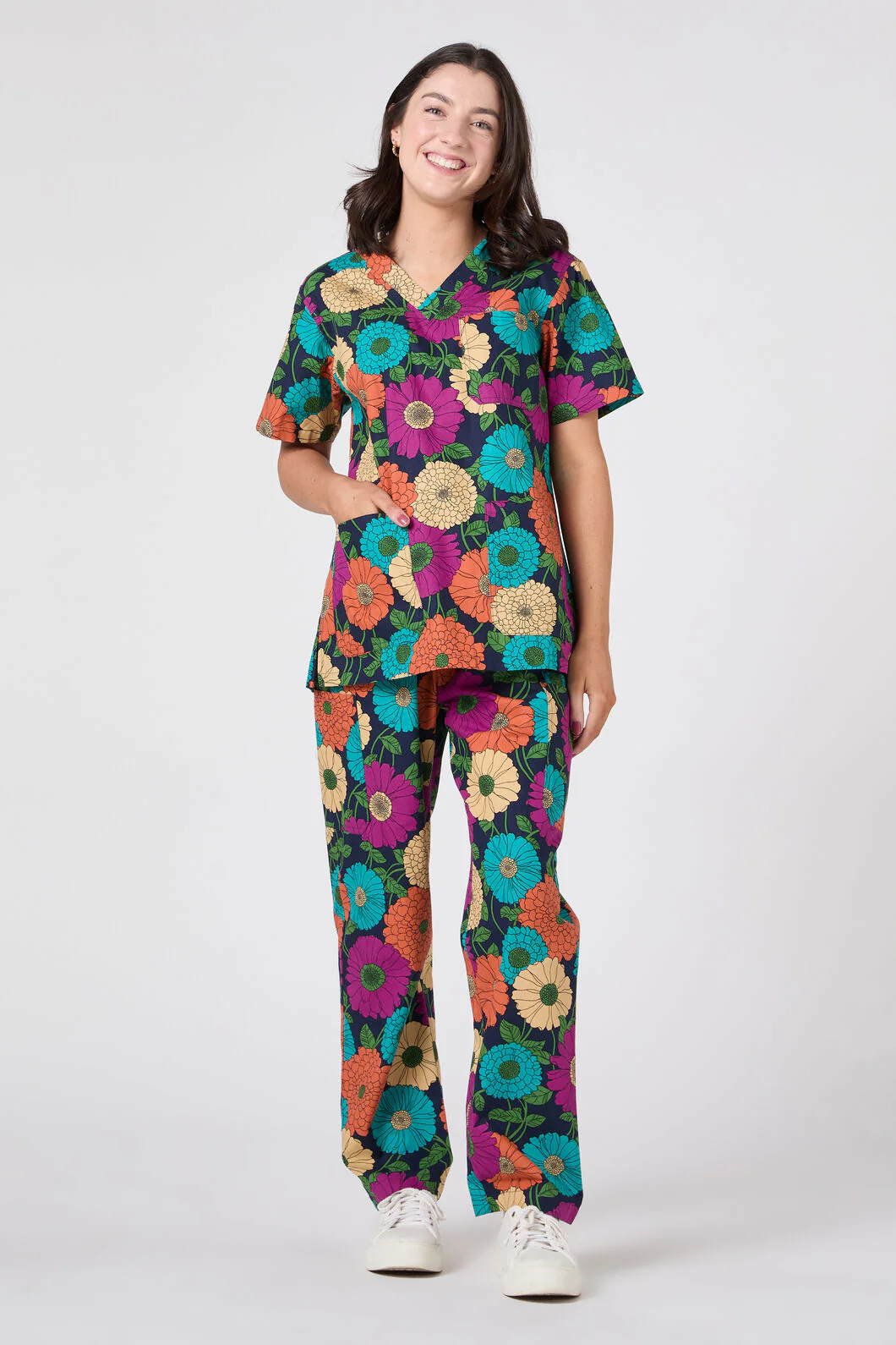 Bonnie Floral Scrub Set