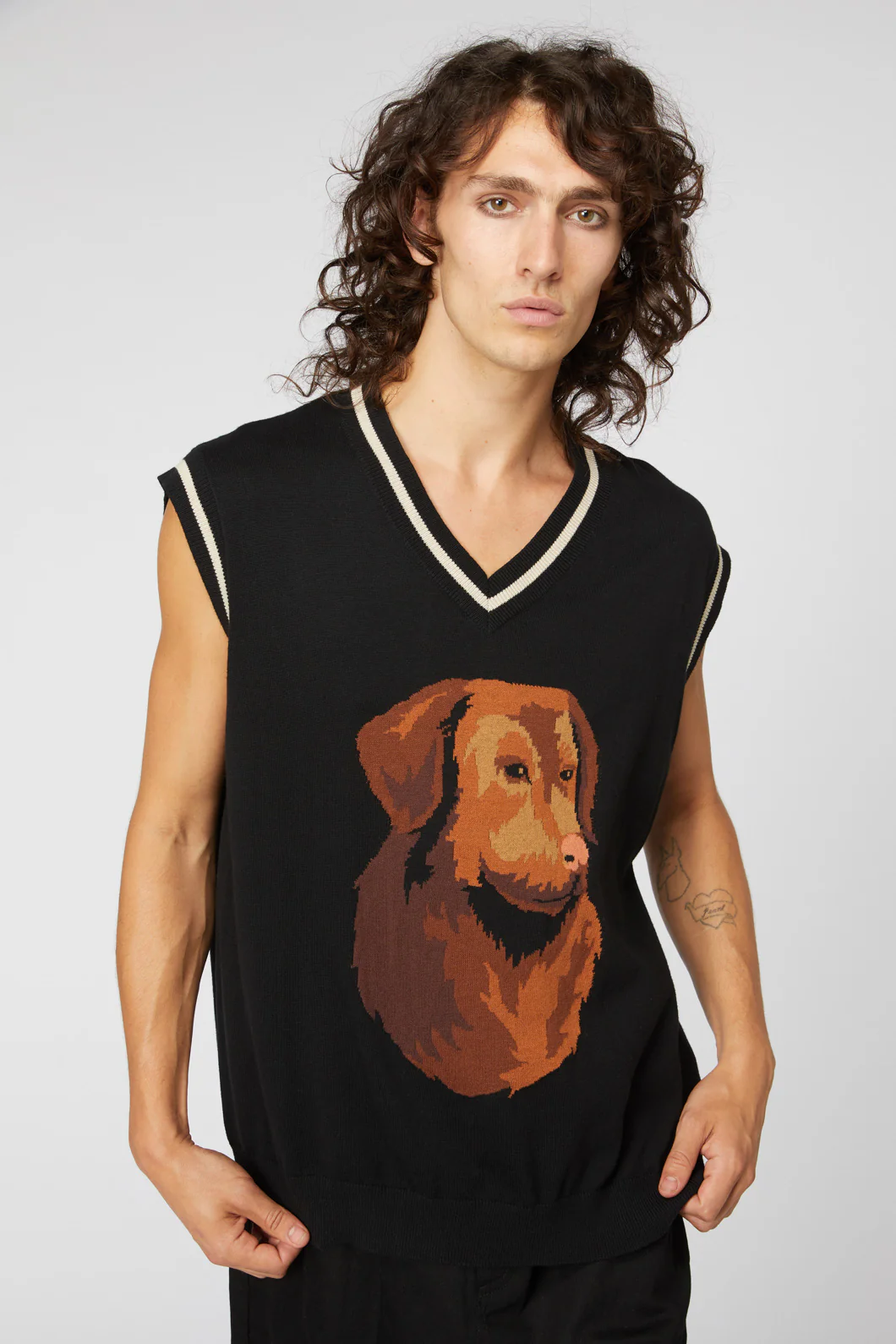 Doggo Knit Cotton Vest