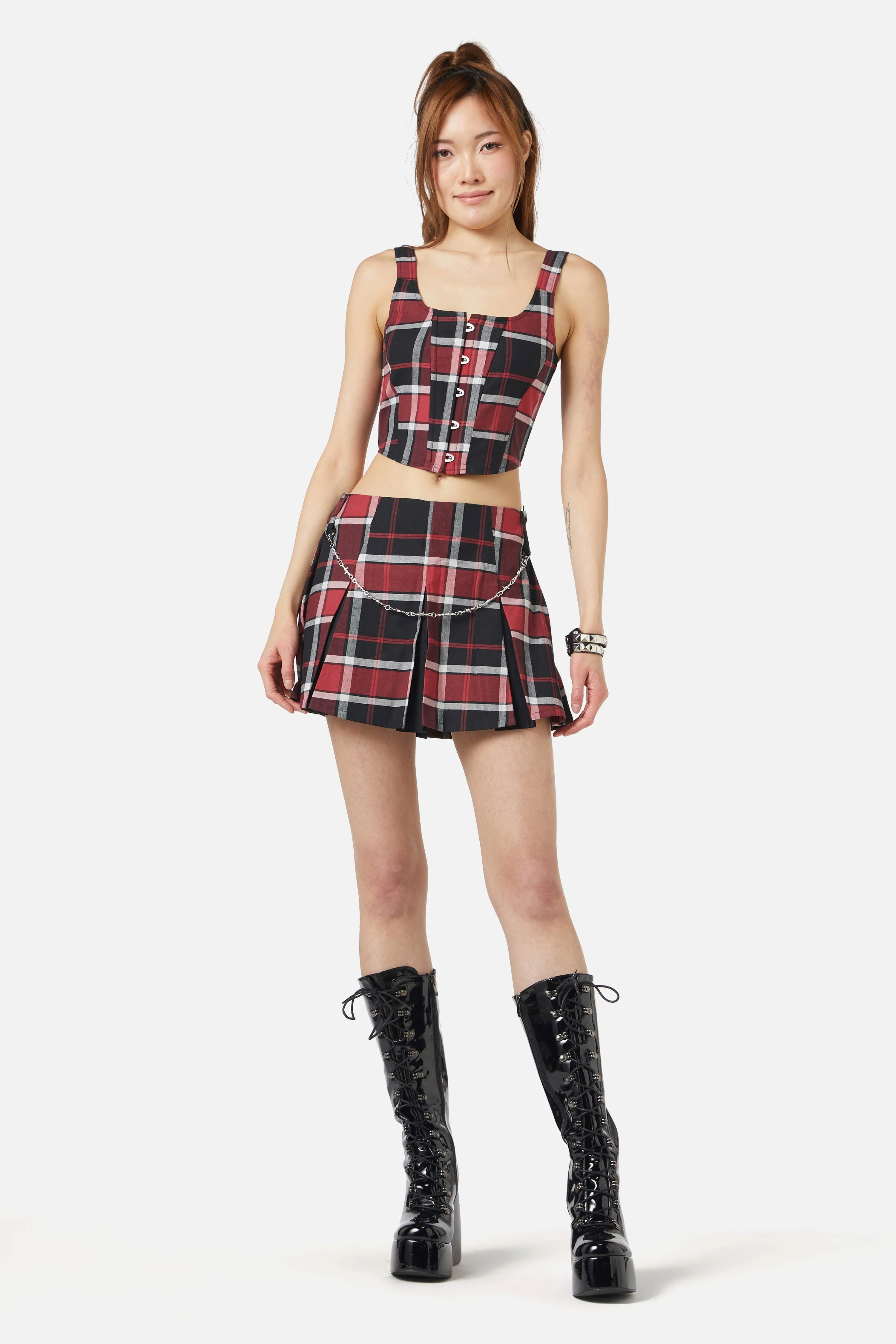 Ursula Tartan Skort