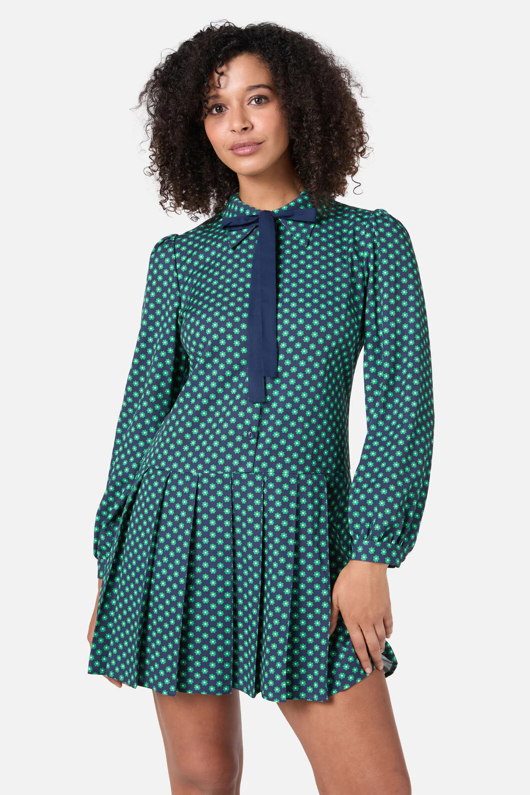 Flora Geo Shirt Dress