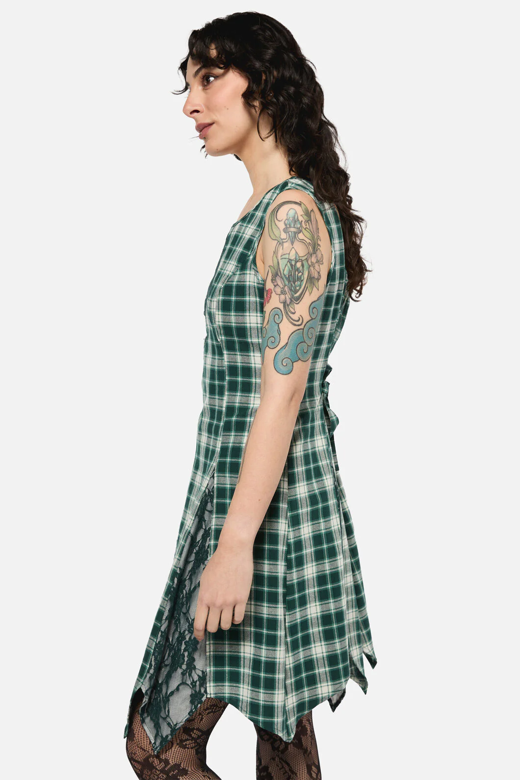 KeeperOfTheWoodsTartanLaceDres