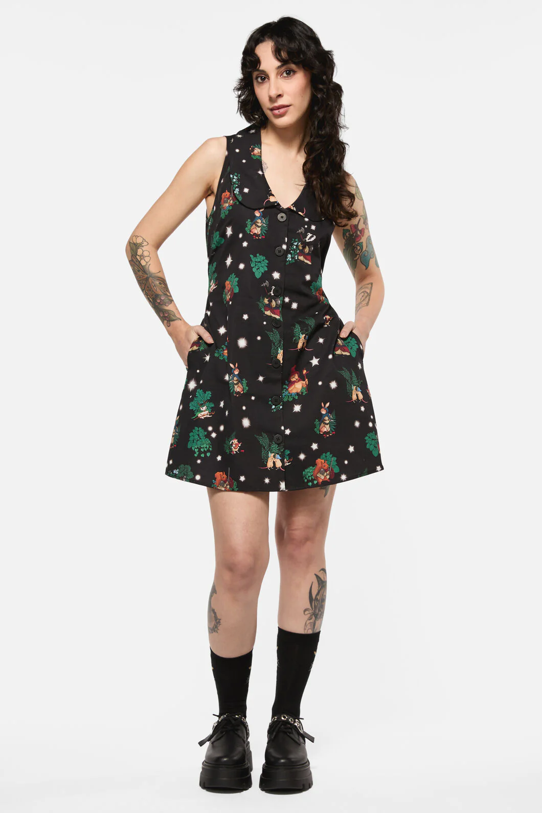 Keeper Of The Woods Print Pinafore