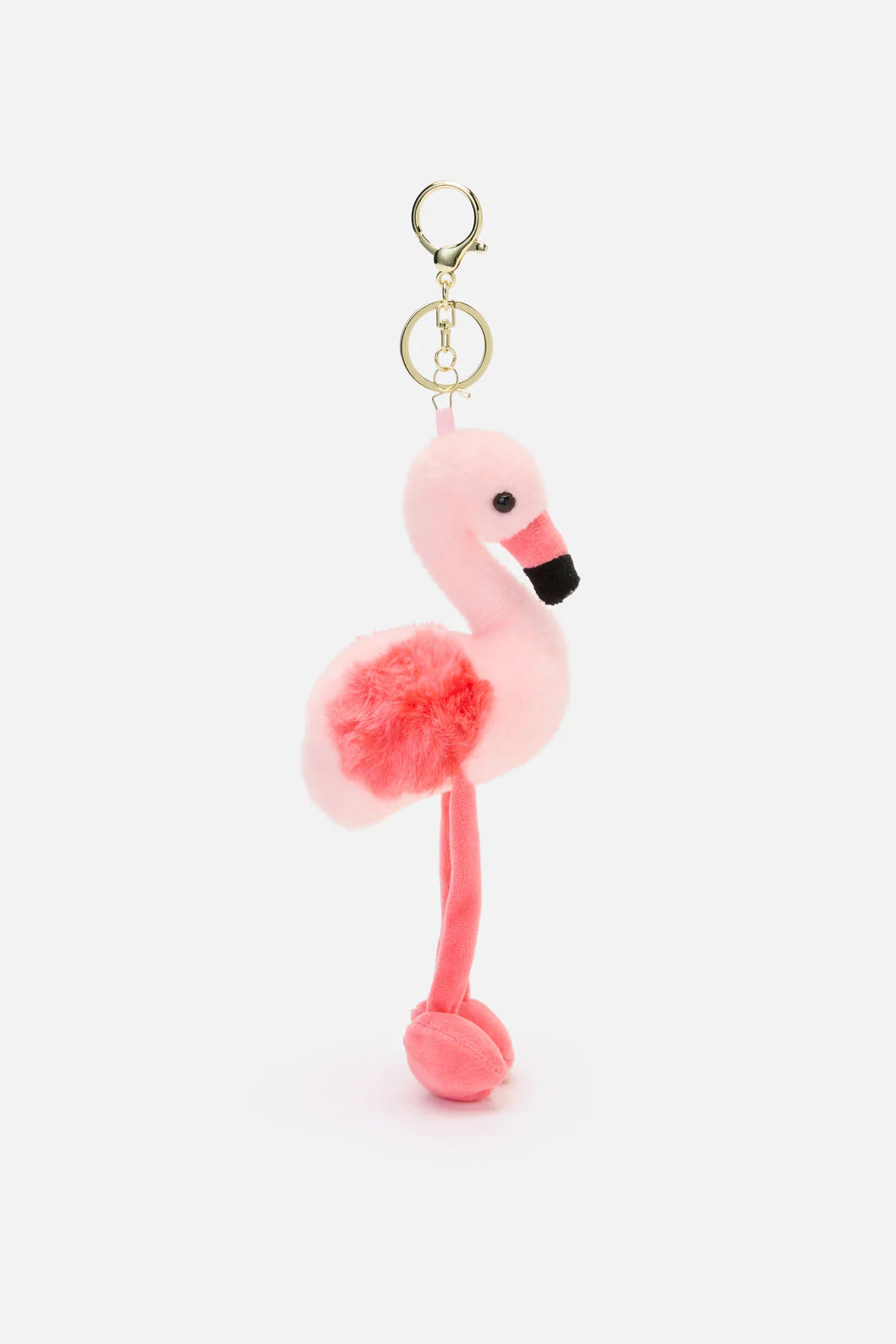 Pink Flamingo Bag Charm