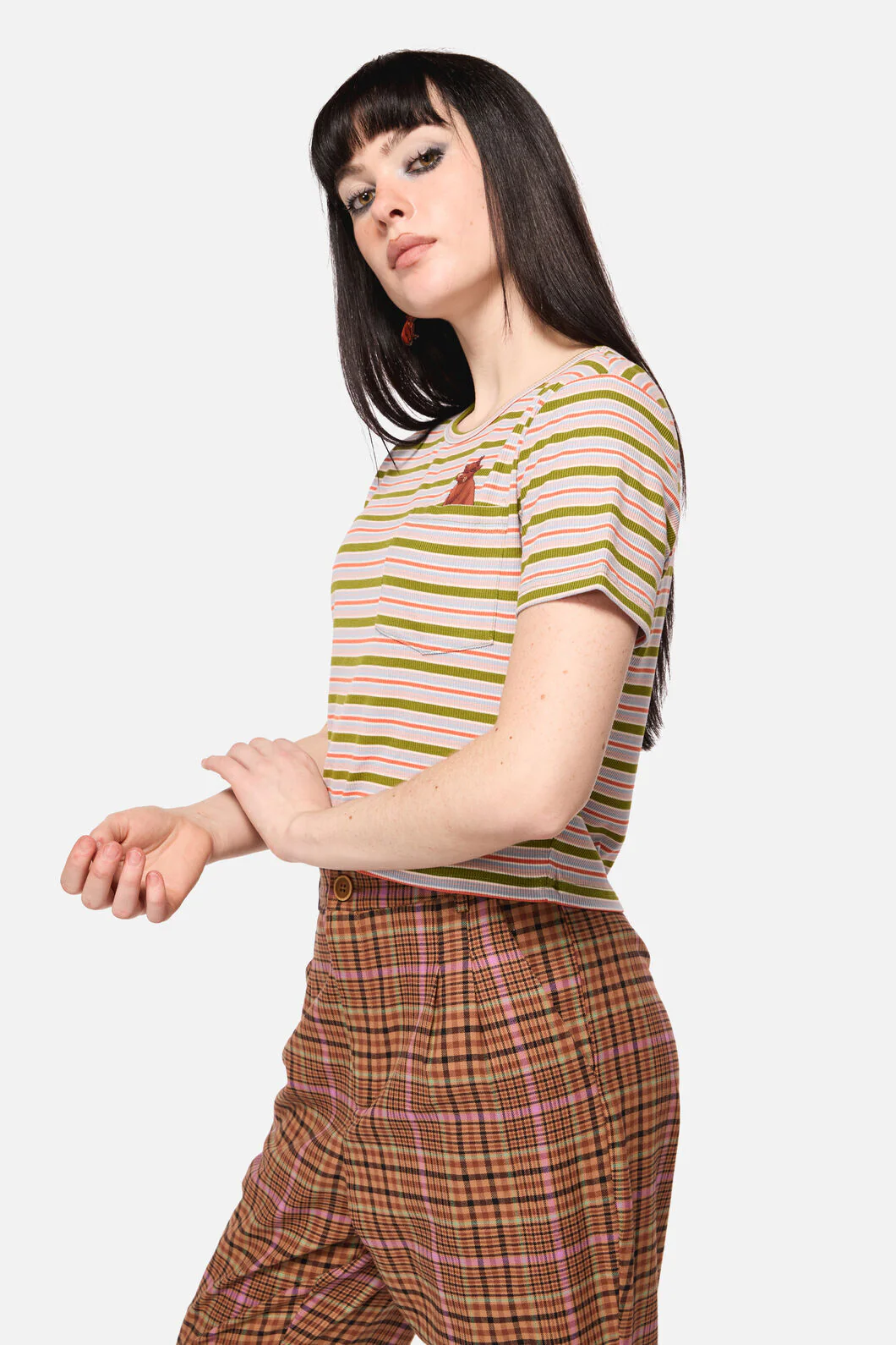 Grazing Stripe Pocket Tee