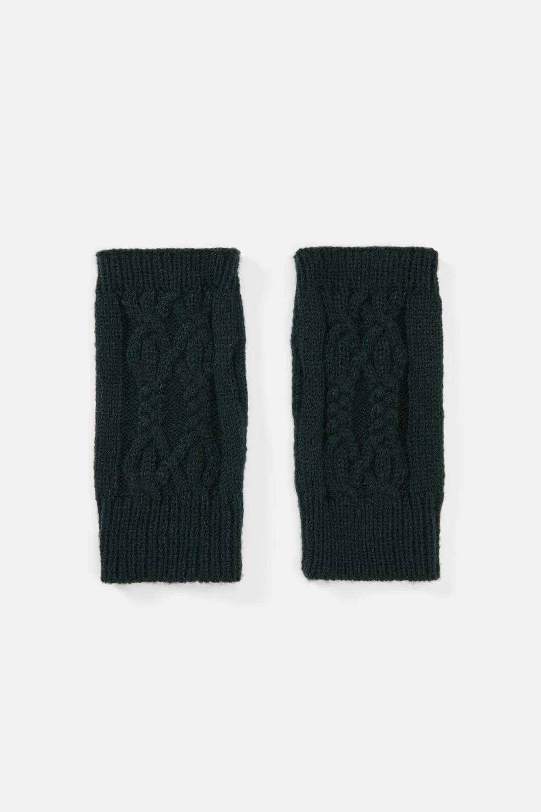 Dark Teal Fingerless Gloves