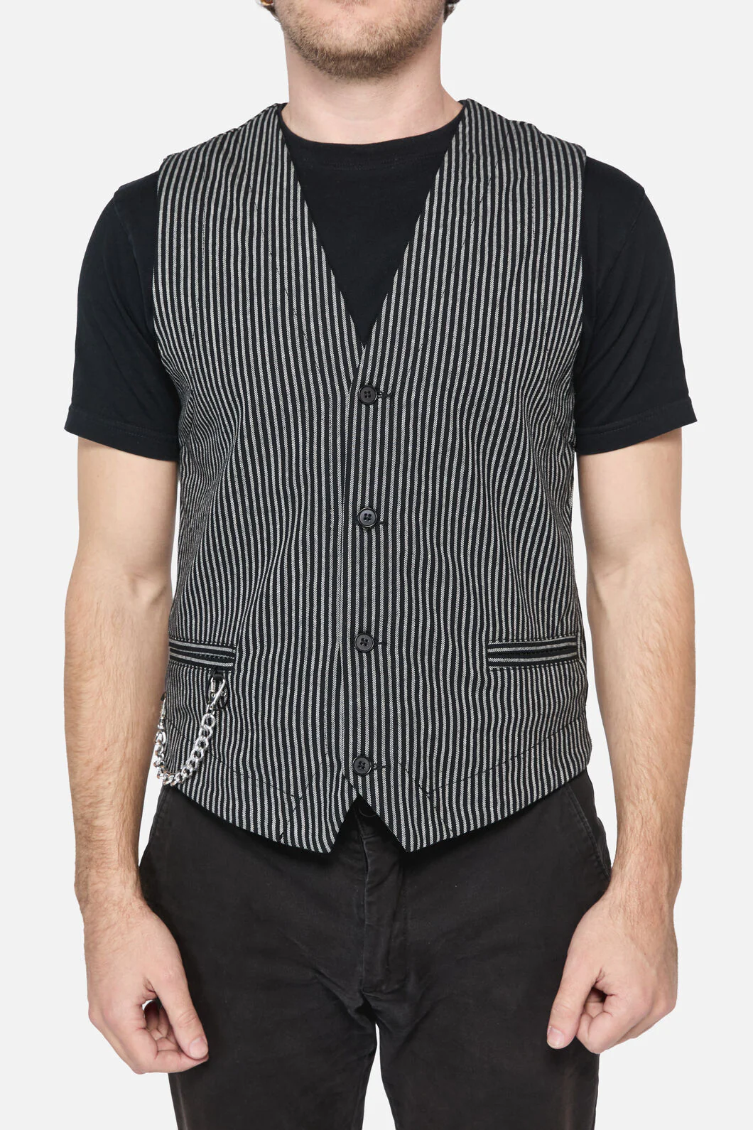 Gomez Pin Stripe Vest