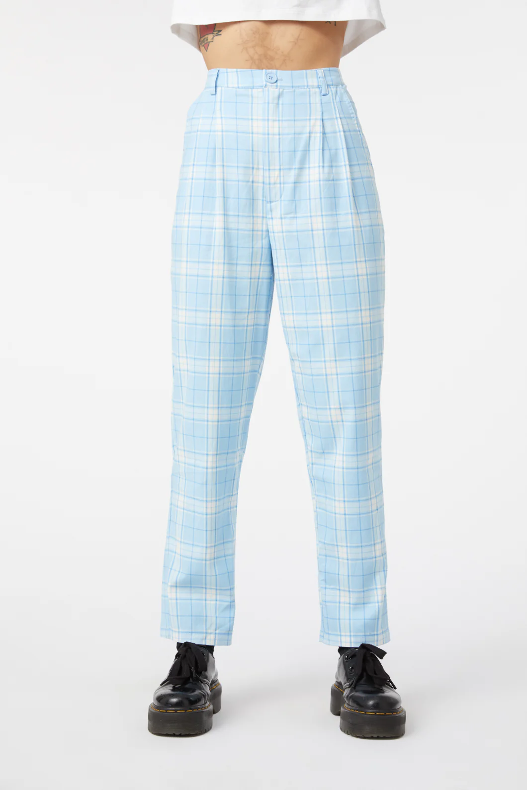 Tartan Mood Straight Leg Pant