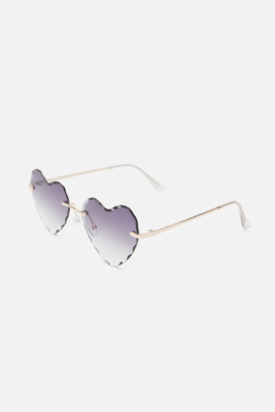 Cool Grey Heart Sunglasses