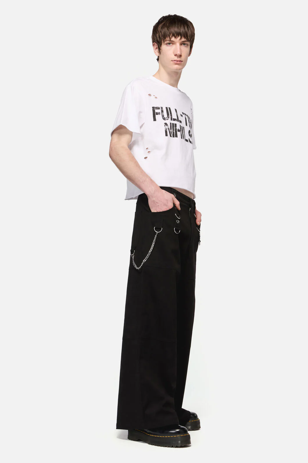 Defiant Grunge Trim Wide Leg Cargo