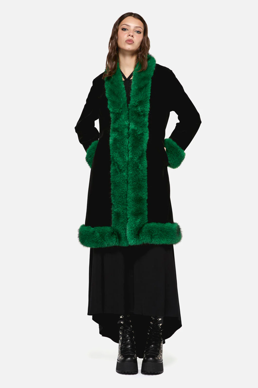 Cub Huddle Fluffy Cord Coat