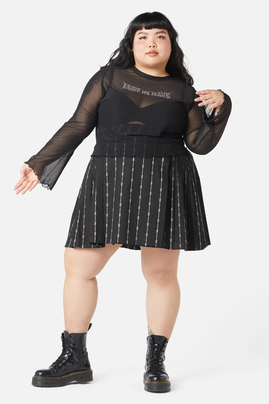 Curve Diamante Leave Me Alone Top