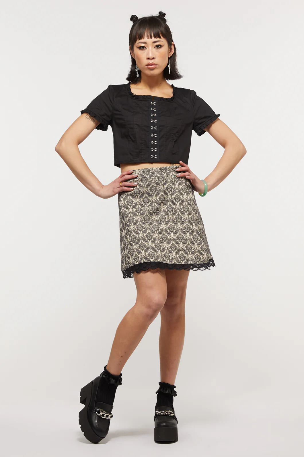 Gothic Secrets Crop Blouse