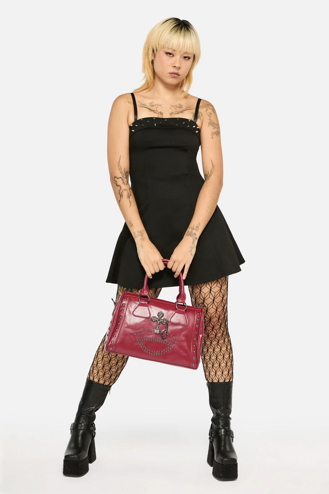 Red Goth Bag