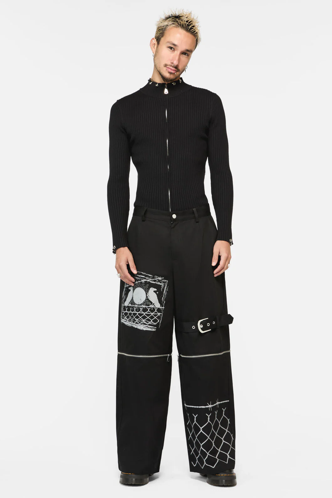 Murder Of Crows Zip Off Pant