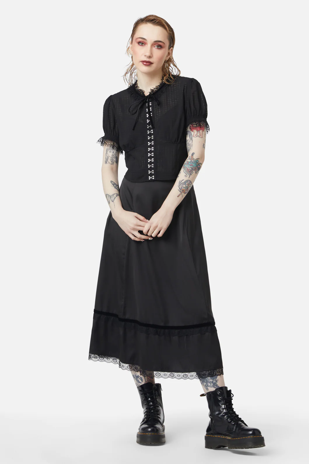 Time Passing Romantic Lace Blouse