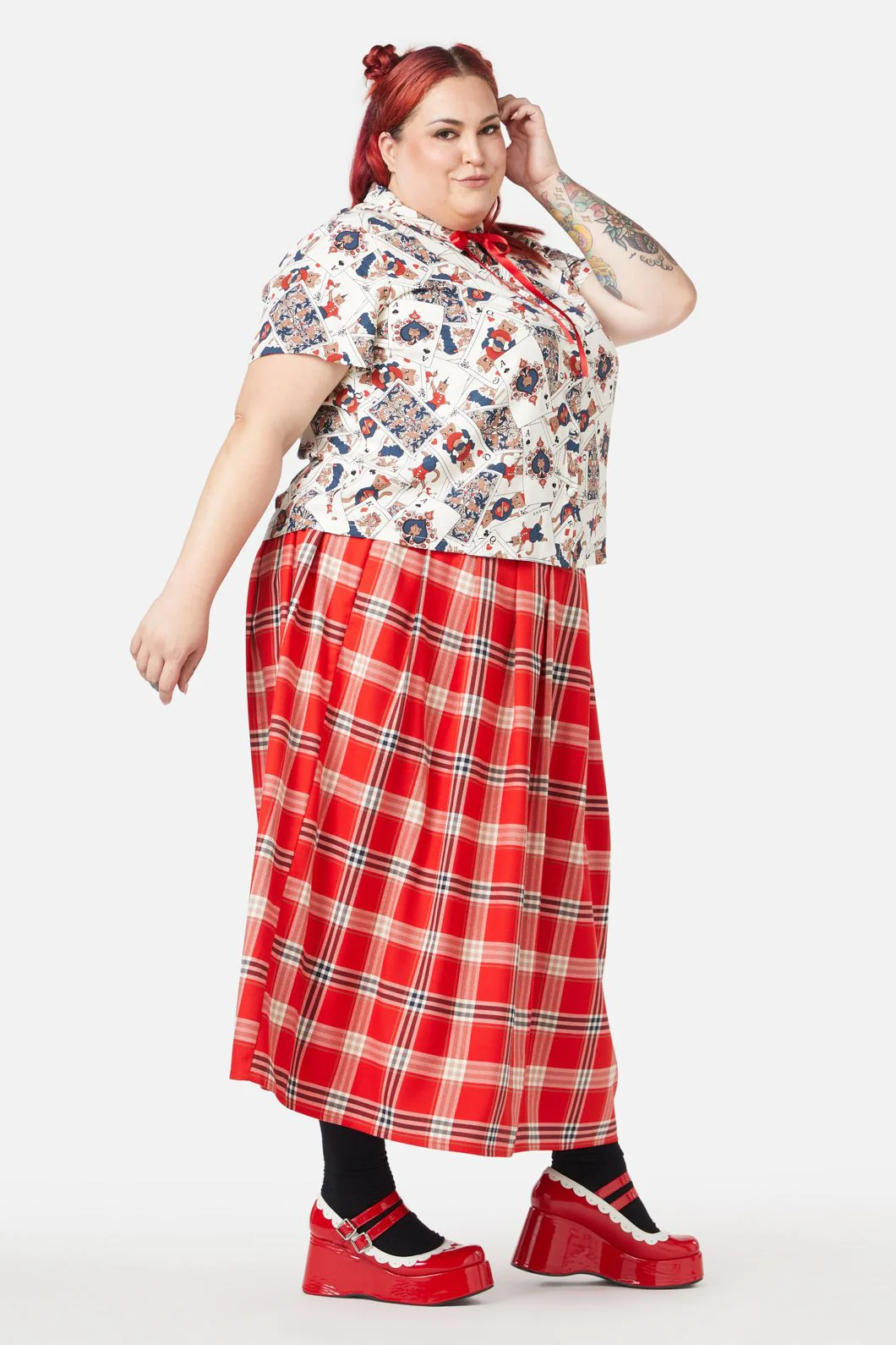 Curve Queen Of Cats Blouse