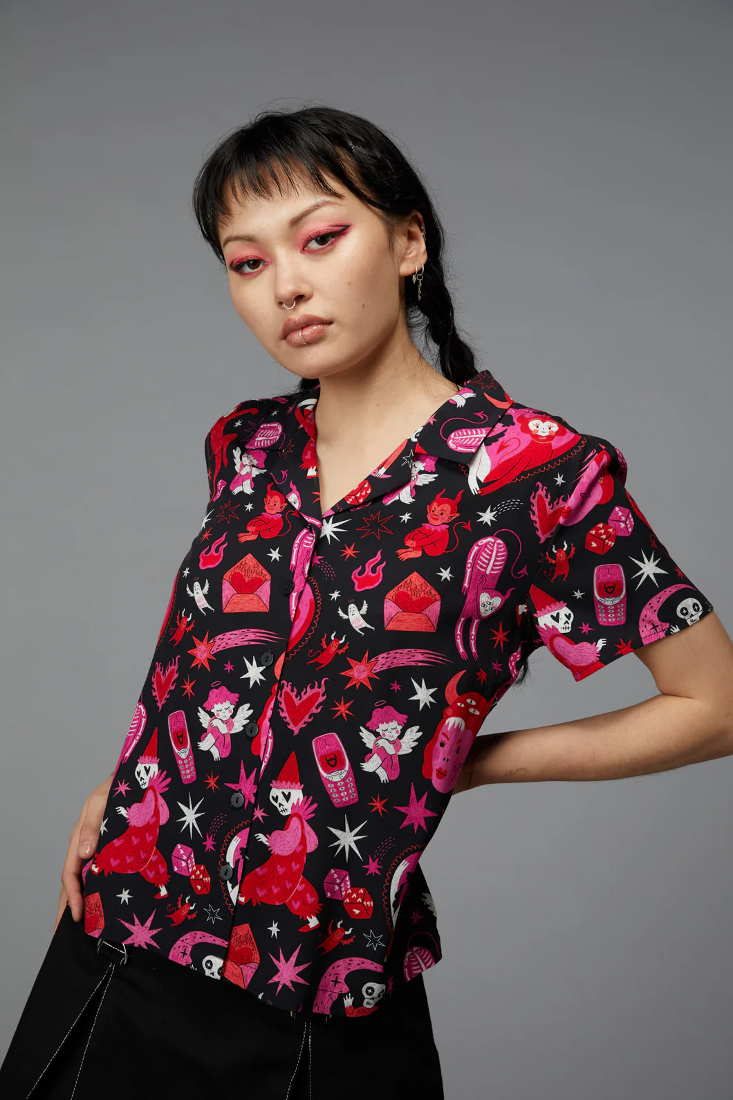 Devil Dance Party Blouse