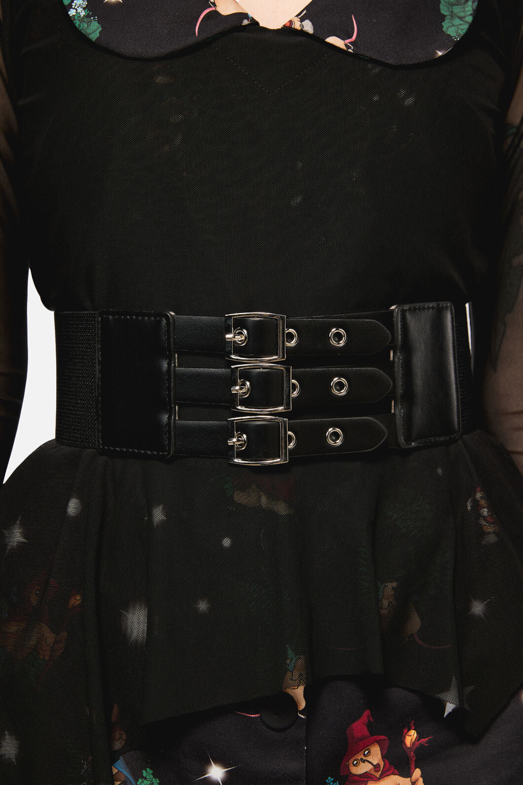 Simple Triple Strap Waist Belt