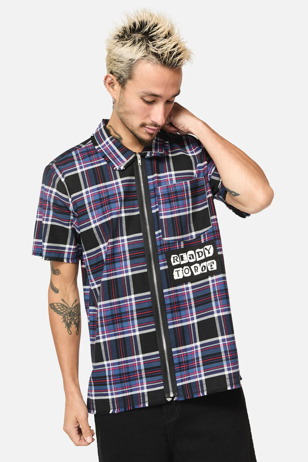 Edgy Tartan SS Shirt