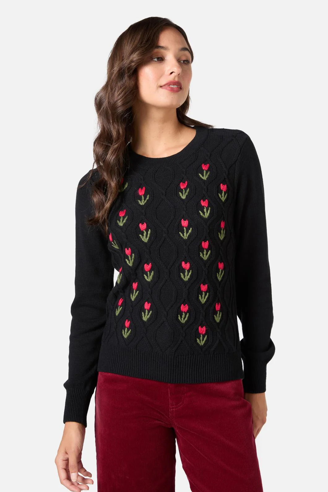 Tulip Embroiderd Jumper
