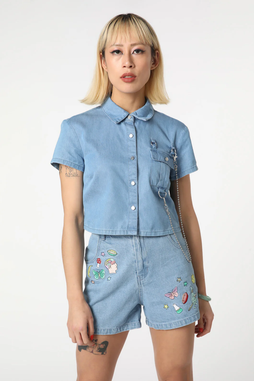 Scrapbook Denim Short