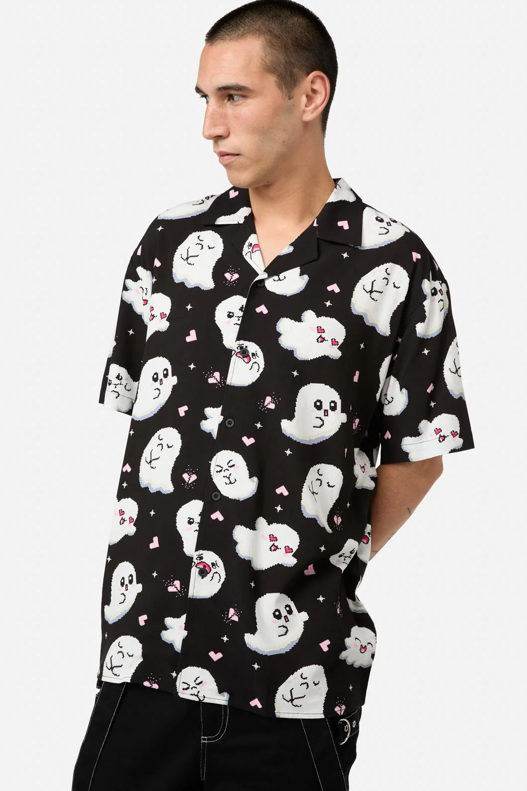 Ghostie Print SS Shirt