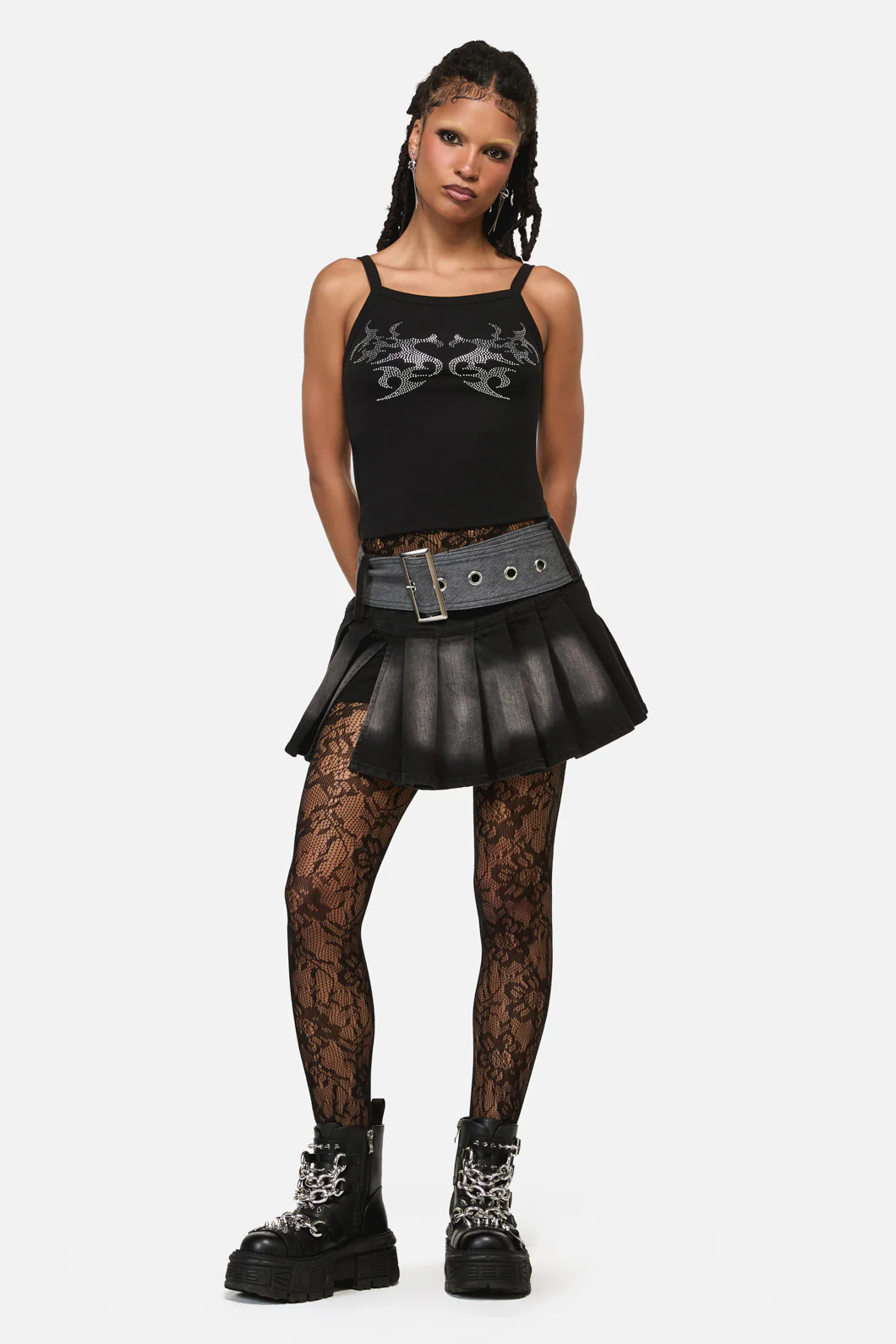 Vixi Cyber Tech Belt Skort