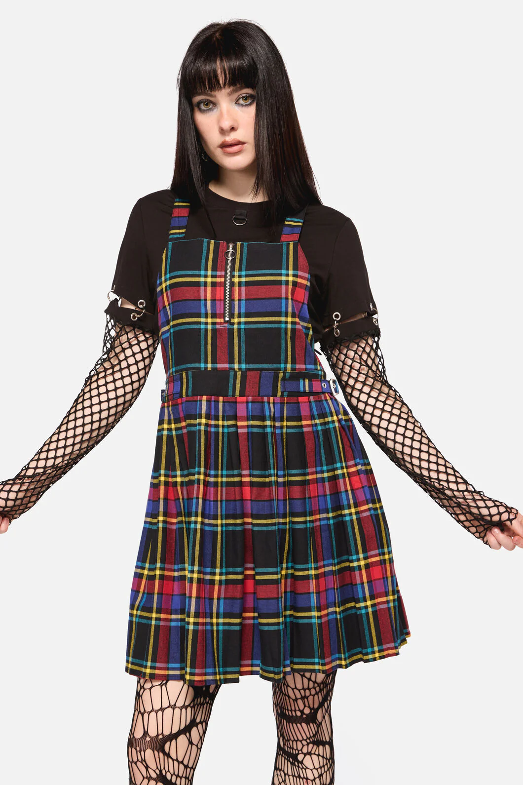 Anarchic Tartan Pinafore