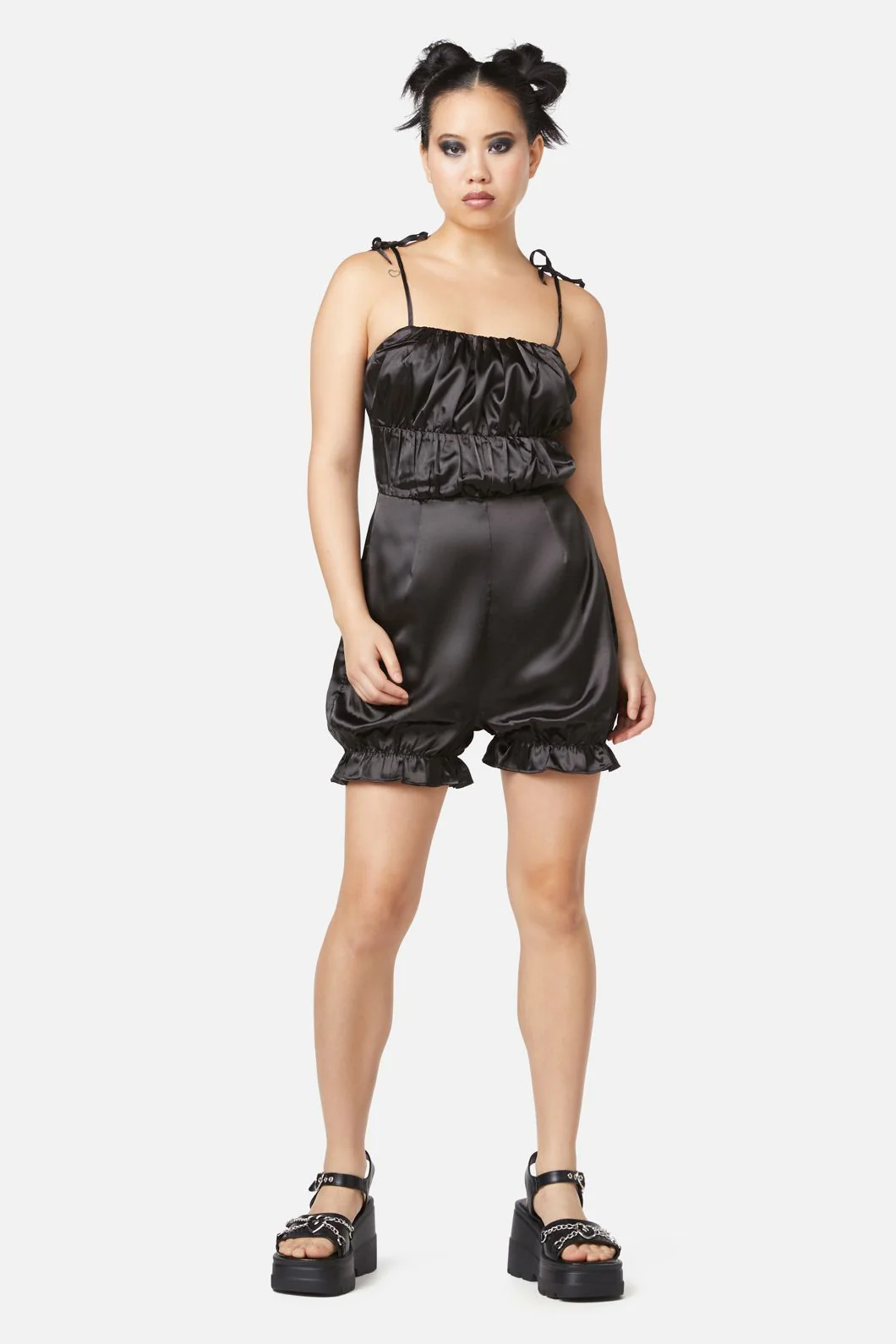 Gathered Panels Playsuit