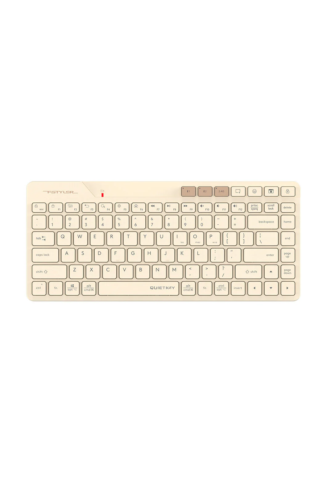 FBK26C AS Recharge Compact Keyboard (Cafe latte)