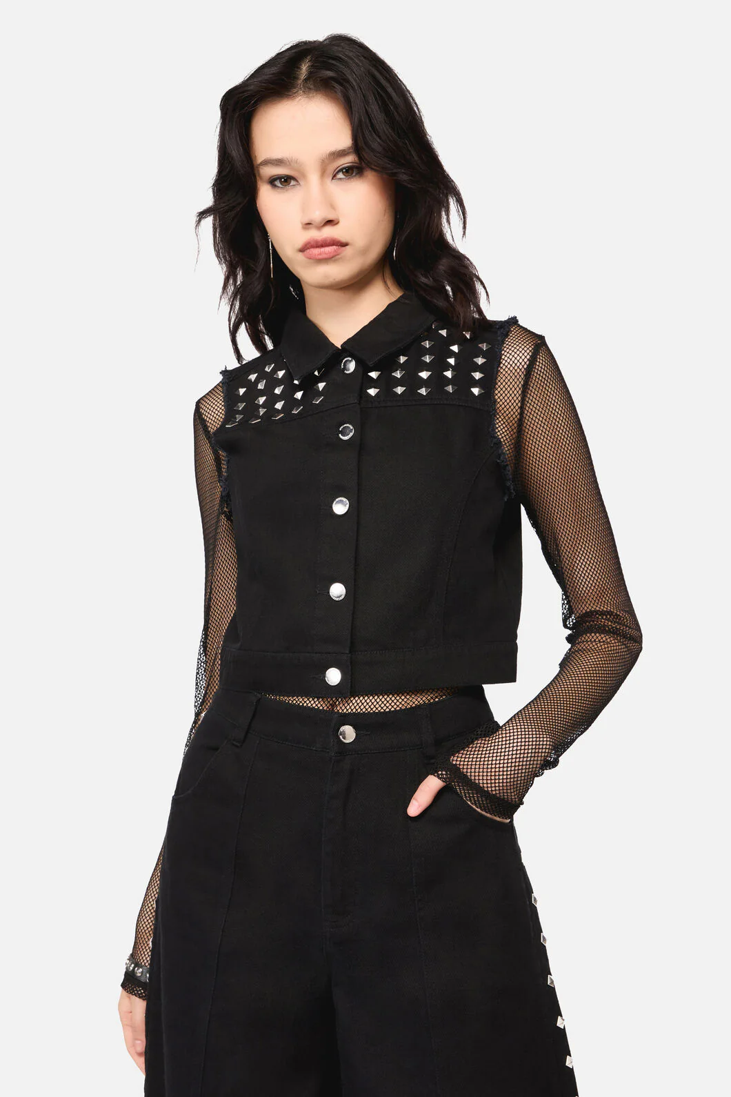 Barb Stud Trim Vest