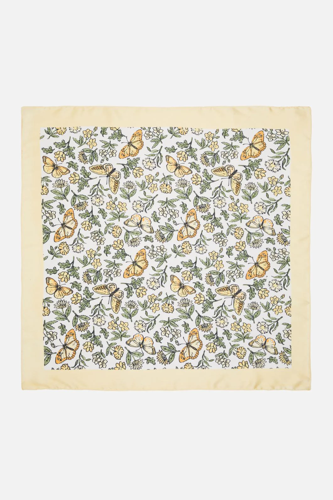 Yvette Butterfly Satin Scarf