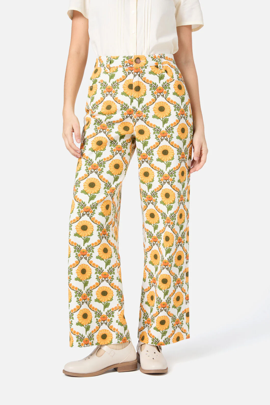 Sunflower Printed Jean