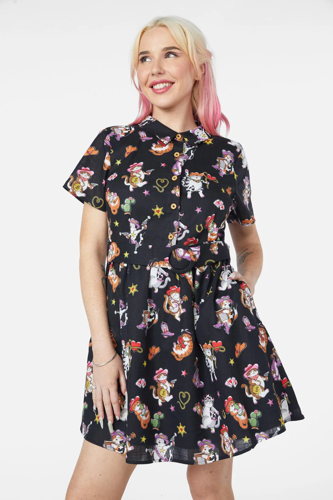Meowdy Dress