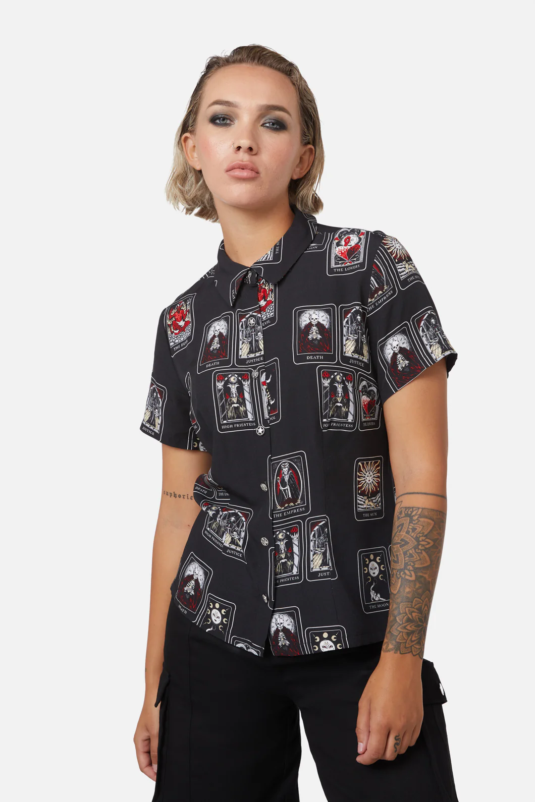 Tarot Spread Printed Shirt