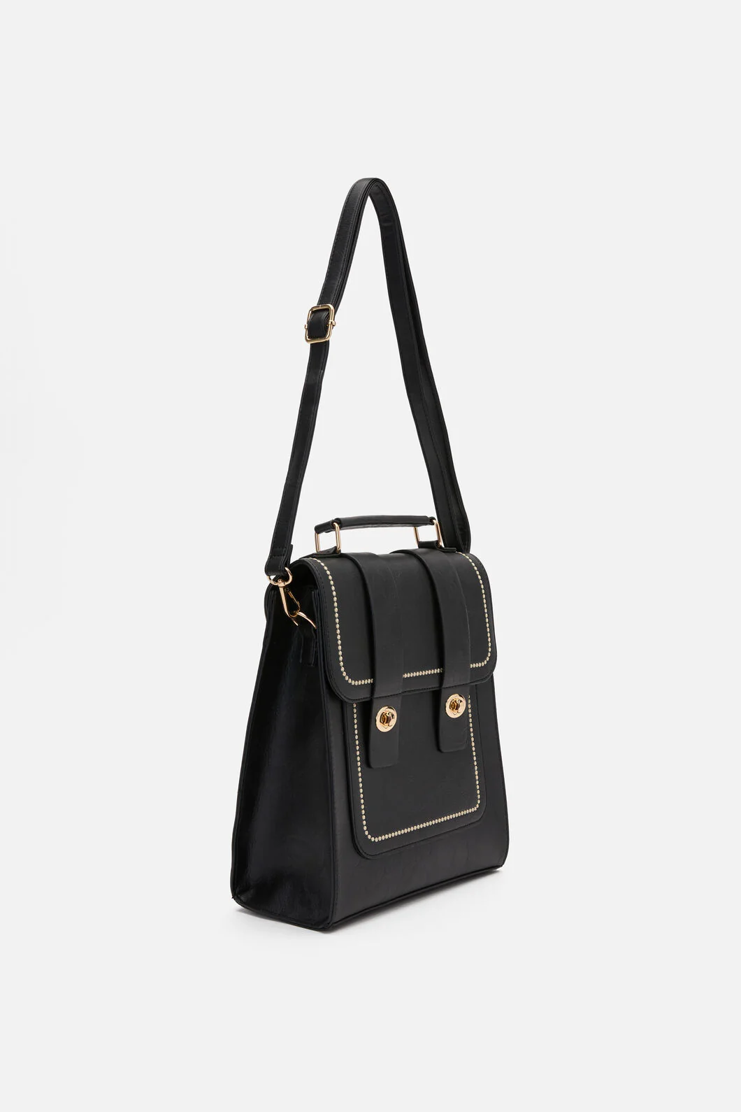 Black 2 Way Satchel