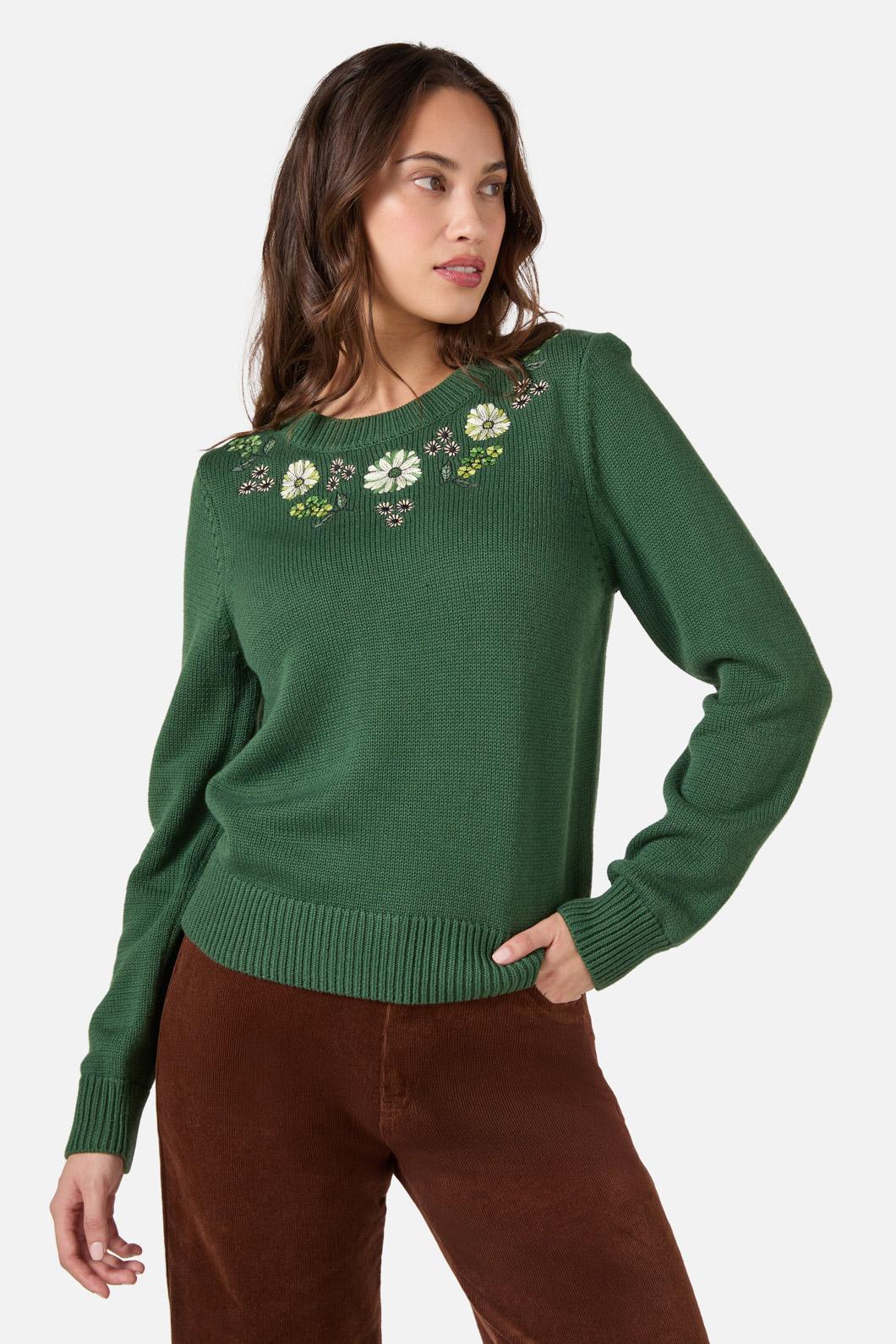 Viva Floral Embroidered Jumper