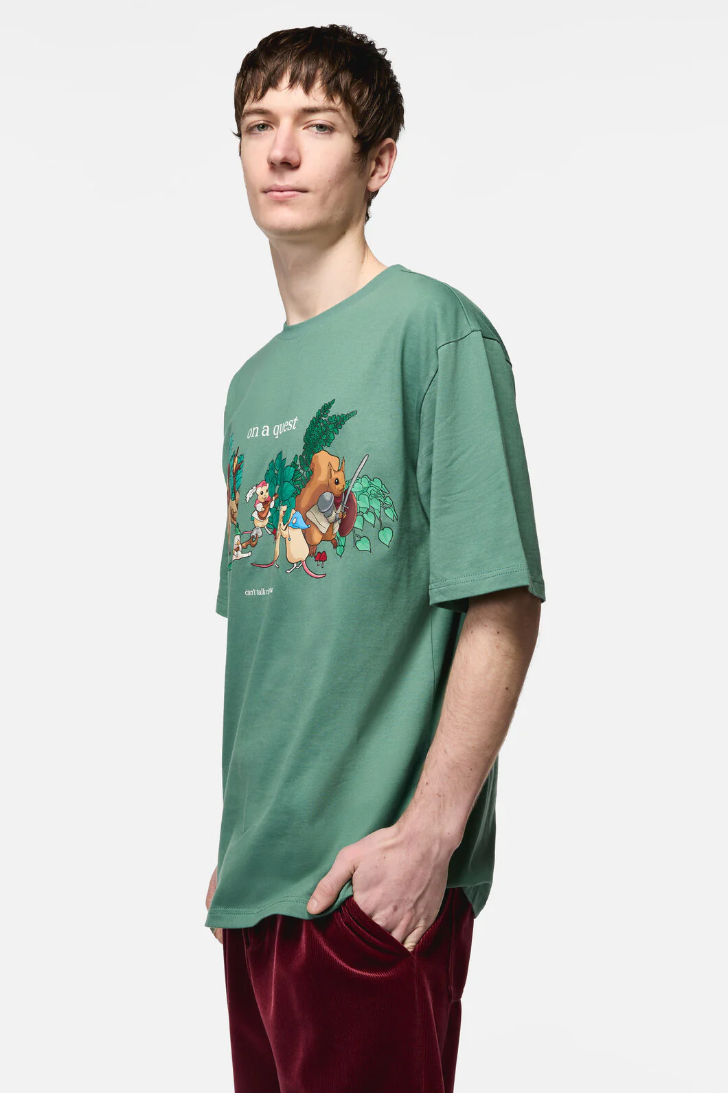 On A Quest Print Tee